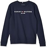  Tommy Hilfiger Jungen Essential Cn Sweatshirt Pullover, Twilight Navy, 6