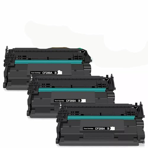 Cartouche toner CF289A 89A noire lot de 3 résout les textes flous sur imprimante M507x M528dn
