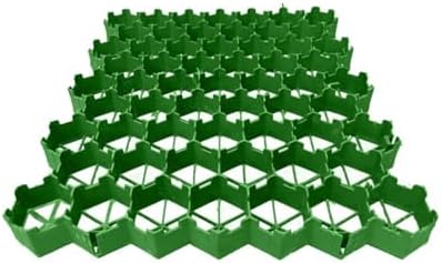 Outdoor Pavers for Driveways & Walkways, 16 Green Pieces (3.8cm) - Ideal for Landscaping, Shed Foundations, Garden Slopes & Parking Lots