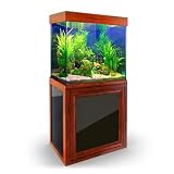Aqua Dream 40 Gallon Freshwater Glass Aquarium with Aluminum...