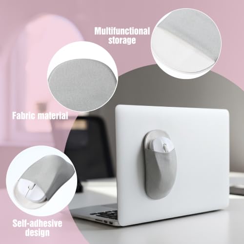 Image of Slim Mouse Holder for Laptop Stick on