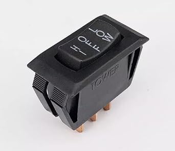 Tower HIGH-Off-Low 3 Pins 3 Positions Maintained Rocker Switch