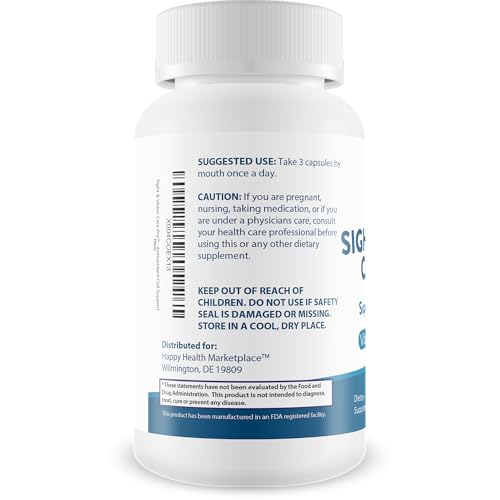 Sight & Vision Care Pro - Super Vision Support - Vitamin & Mineral Vision Supplement with Antioxidant Cell Support - Promote Visual Acuity and Reduced Eye Strain - Support Sight Care & Eye Health - Thumbnail 3