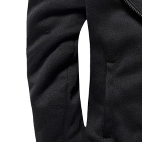 Men's Winter Full Zip Hoodie Winter Sherpa Lined Zipper Sweatshirt Heavyweight Fleece Thick Hooded Jacket3