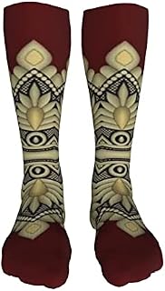 702 Unisex Sports Socks Ethnic Ornamental Running Socks Funky Athletic Socks Casual Men’S Socks For Everyday Walking 50Cm