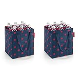  reisenthel 2er Set bottlebag Flaschentasche Flaschentr?ger Einkaufstasche (Mixed dots red)