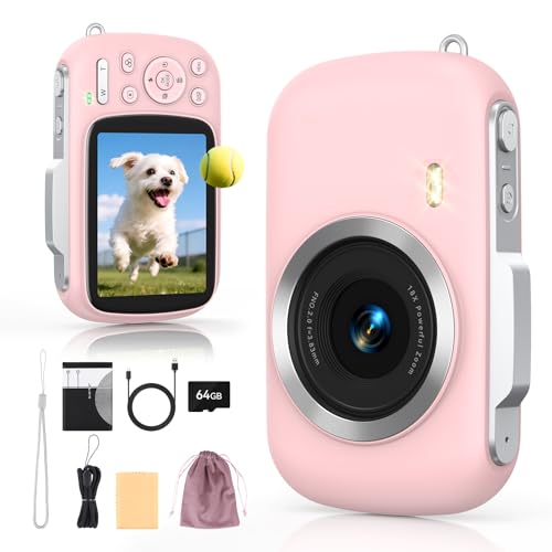 Digital Camera 4K 64MP - Vlogging Camera for Kids &...