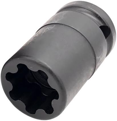 Brake Caliper Socket 19mm 7 POINTS 1/2" DRIVE 44mm LONG For AUD A8 S4 S5 S6 Seven Teeth Socket