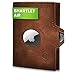 Produktbild GenTo SMARTLET AIR - Slim Wallet - Geldbörse mit Münzfach - Apple AIRTAG Halterung - TÜV geprüfter RFID NFC Schutz - kleines Mini Portmonee - dünnes schmales Kartenetui für Herren Damen - Geschenkbox