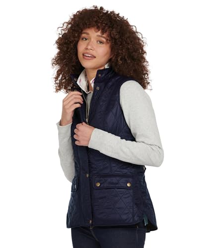 Image of Barbour Wray Diamond Quilt Gilet 12 Navy