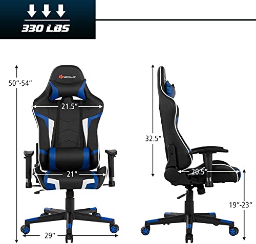 CHEFJOY Massage Gaming Chair HW66185BL の商品画像 2