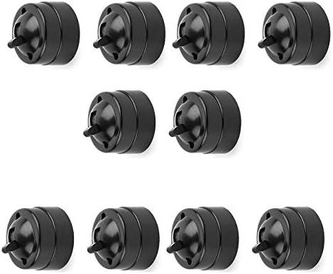 Power The Transparet Vintage Bakelite Toggle Light Switch -2 Way, 6ampere, 250volts (Standard Size, Black) with ISI Mark Set of 10