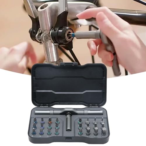Jeu de bits de tournevis pour perçage et 24 pièces magnétiques pour bois
