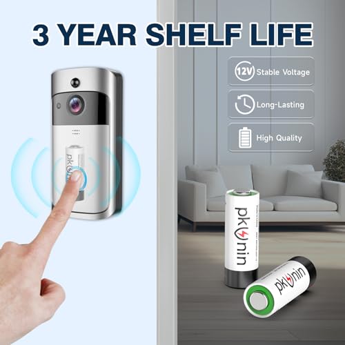 image for PKUNIN 23A 12 Volt Battery Alkaline A23 Battery for Ceiling Fan Remote