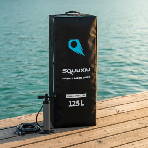 SOUUXIU 105L/125L Inflatable Paddleboard Bag Durable SUP Board Backpack Bag Large Capacity Stand Up Board Travel Bag Portable Surfboard Backpack for Traveling Surfing Beach Water Sports by SOUUXIU - Image 4