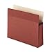 Smead Easy Grip Pocket, Redrope, Legal, 5 1/4 Inch Accordion Expansion, 10/Box