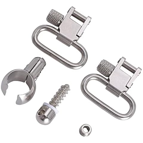 GOODTAC Quick Detachable Sling Swivels Split (0.55-0.57'') Band Accessories Silver Color Set Cover