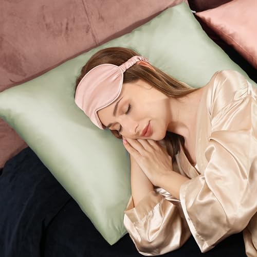 Adubor 100% Seidenkissenbezug 80x80cm für Haar und Haut mit Reißverschluss – Ansicht 5