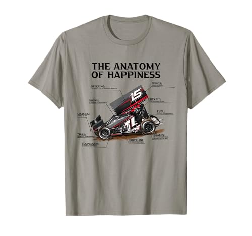 Dirt-Track Sprint-Car Racing Lover Gift Apparel T-Shirt