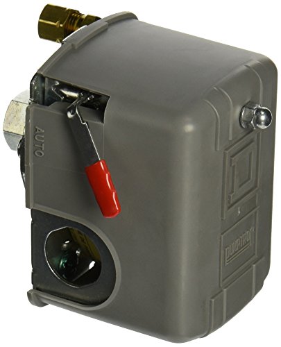 Square D by Schneider Electric 9013FHG12J52M1X Air-Compressor Pressure Switch, 125 Psi Set Off