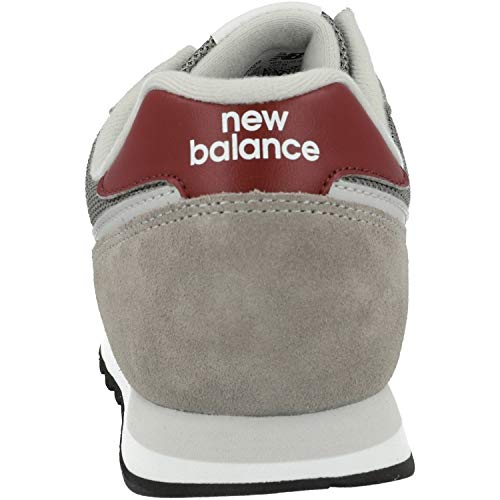 Image of New Balance Men's 574 V2 Trainers, Grey Grey Red Ad, 9