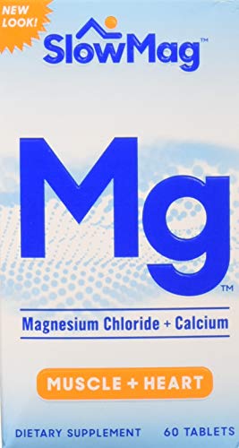 Slow-Mag Slow-Mag Magnesium Chloride With Calcium, Packaging may vary, 60 Count (Pack of 3)