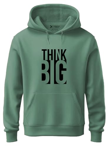 Image of XENOVAURBAN Hoodie for Men /Women | Unisex fit Cotton Fleece Hooded Sweatshirt - THINKB1