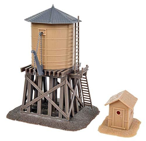 Walthers Trainline HO Scale Model Water Tower and Shanty
