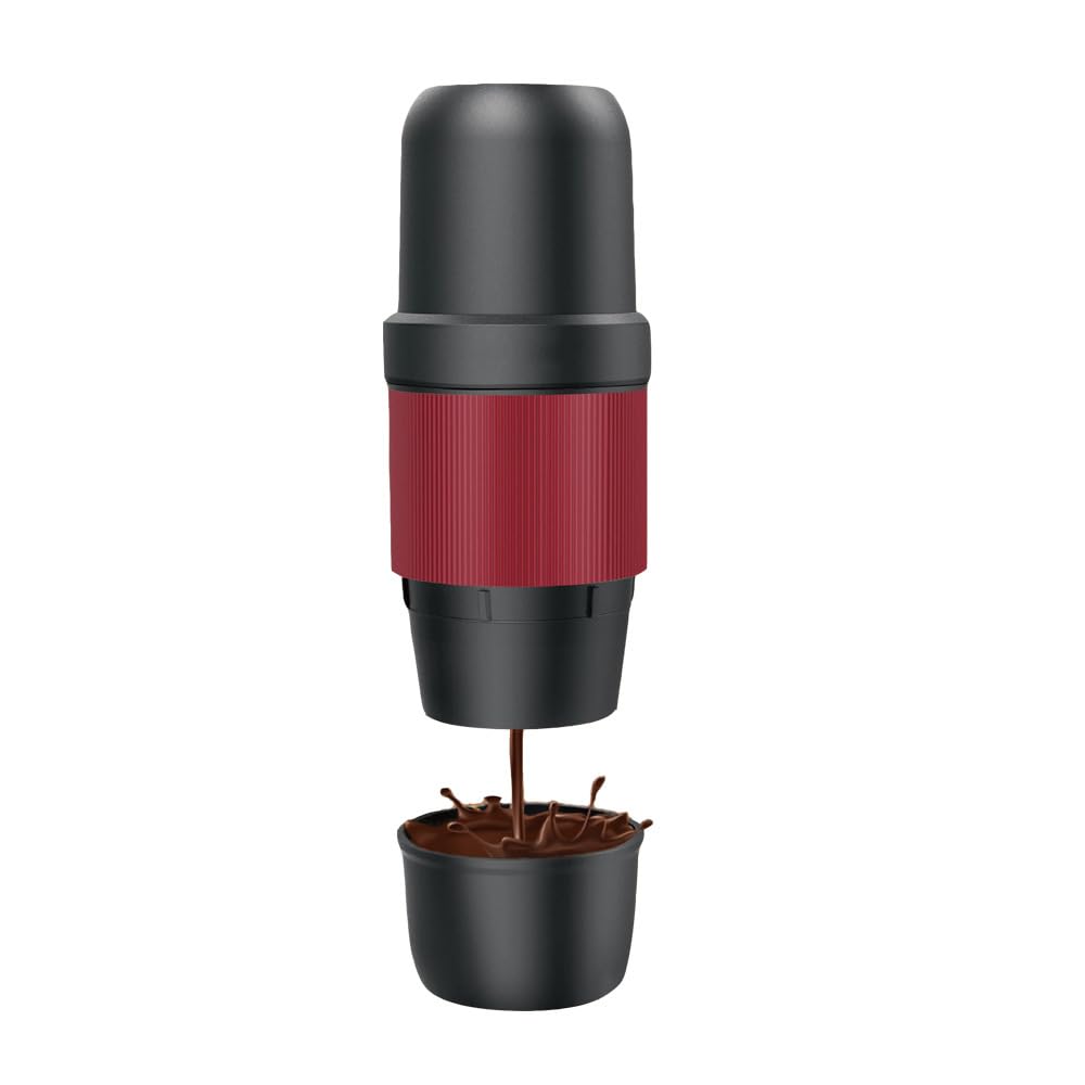 Portable Espresso Maker 15 ATM High Pressure Extract USB Rechargeable 2000mAh Compact and Portable Outdoor Travel Home Car