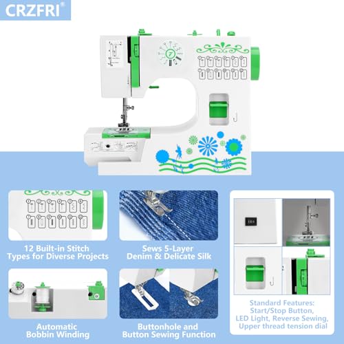 Portable Sewing Machine with 28 PCS  - image 2