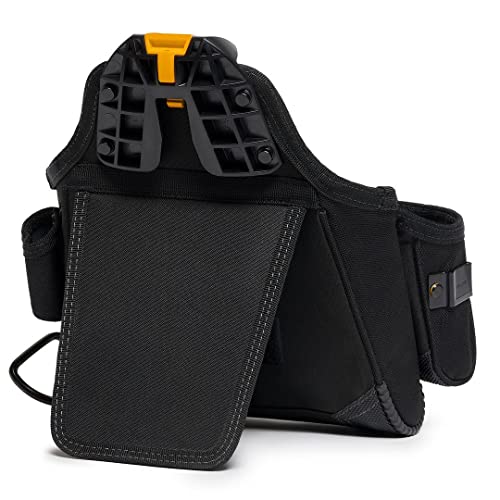 ToughBuilt - Framer Tool Pouch - Multi-Pocket Organizer, Heavy Duty, Deluxe Premium Quality, Durable - 9 Pockets, Hammer Loop (Patented ClipTech Hub & Work Belts) - (TB-CT-02-UK) - Image 4