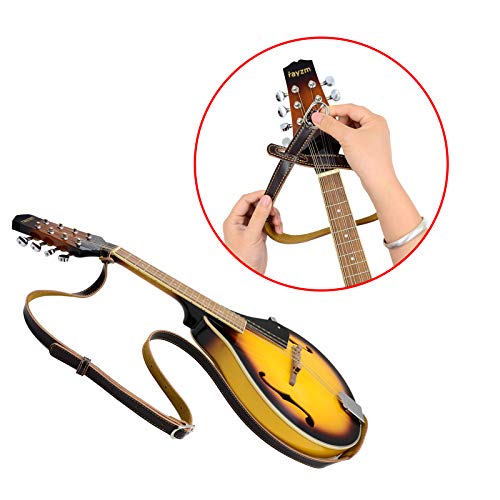 rayzm sangle de mandoline / mandoline Strap, bracelet en cuir avec dos en daim, ceinture en cuir de qualité pour… - Les Beatles, Paul McCartney, John Lennon, RIngo Starr, George Harrison rayzm sangle de mandoline / mandoline Strap, bracelet en cuir avec dos en daim, ceinture en cuir de qualité pour… – Image 6