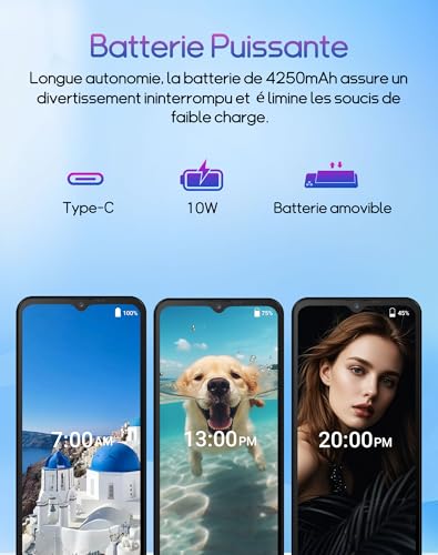Smartphone pas cher invens Note TK01 Android 12 ecran 6.6 pouces - 2