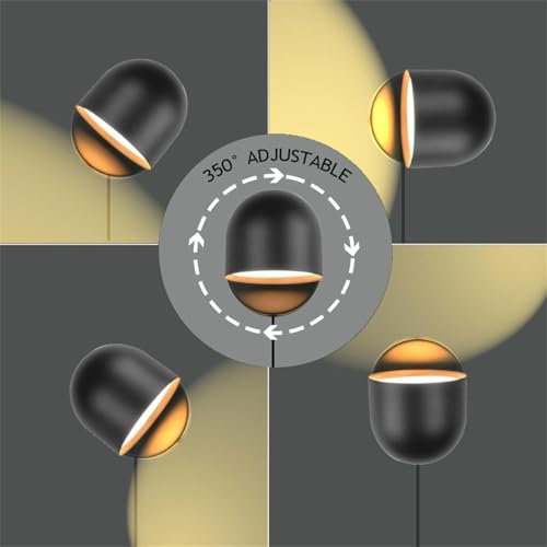 Iluminación de pared interior LED con interruptor y tres temperaturas de color 4