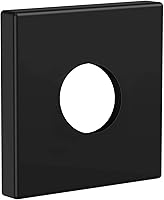 Vista 13 de Heyalan Placa de repuesto moderna de 2.5 pulgadas con brida cuadrada para brazo de ducha, cubierta de pared cuadrada de cromo pulido, 1 montaje