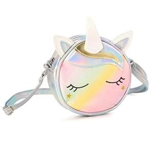 PinkSheep Mini Purse Kawaii Purse Girls Purse Toddler Purse Kids Purse Girls Purse for Little Girls Kids Wallet Shoulder Bag for Girls girls Girls’ Fashion (Unicorn)