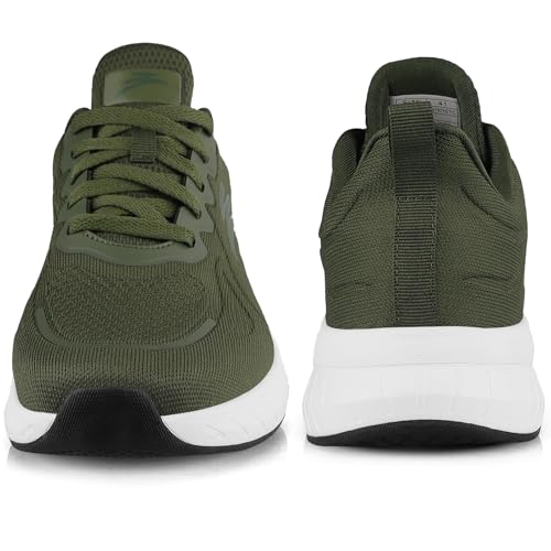 Image of Breathable Running Shoes for Men, Non Slip Mens Walking Shoes, Lightweight Comfort Fashion Casual Sneakers for Men Work, Gym, Jogging, Athletic and Sports