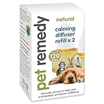 Pet Remedy REFILL Nautual Calming Plug Diffuser - Helps calm and develop emotional wellbeing in all pets. (2 x 40ml (4 Month Supply))