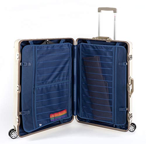 Aluminium Koffer Travelhouse London Silber 75 cm