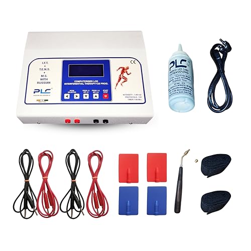 Image of 3 In 1 IFT Tens MS Machine With LCD Display, 125 Program Electrotherapy Device, Metal Body, Physiotherapy Machine For Home And Clinic, 1 Year Warranty