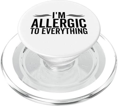 Soy alérgico a todo lo divertido Alergias Alergias PopSockets PopGrip para MagSafe