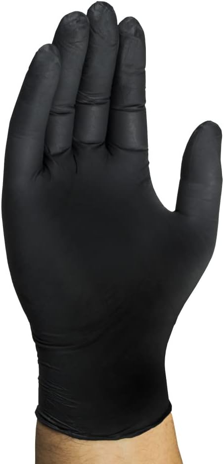 Mechanix Wear 5 Mil Blue Nitrile Disposable Gloves - Auto Repair Oil & Grease Proof Industrial Gloves - Chemical Resistant - Latex-Free & Powder-Free - Large - 100 Pack