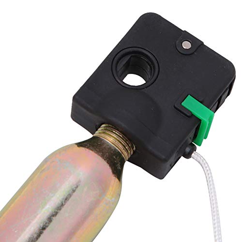 Inflador de colete salva-vidas, leve, compacto, conveniente, cilindro de inflação de ar para ferrame