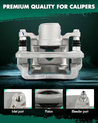 Image of SCITOO - Rear Disc Brake Calipers Assembly w /Bracket For Hyundai,For Kia Models - For Santa Fe 2010-2012,For Sorento 2011-2013 19B6271 19B6270