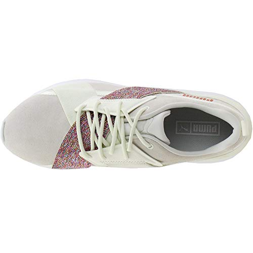 PUMA Puma Women's Muse Sneaker, Marshmallow White, 8.5 M US