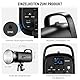 NEEWER S102-400W PRO Flash Blitzlicht Set (2er Pack) mit 2x 2,4G Auslöser, 2x Foto Lichtstativ, 2x Softbox, 5 in 1 Reflektor, Tasche, 400Ws GN62 5600K 30W LED Einstelllampe, Bowens Mount leiser Lüfter
