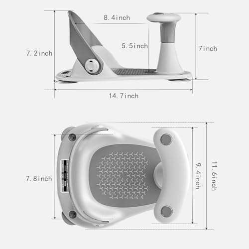 Easyforall Baby Bath Seat With Water Thermometer For Infants Baby Bathing, Non-Slip Baby Bathtub Seat thumb #6