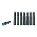 Montblanc Ink Cartridges Irish Green 106274 – Short International Standard Fountain Pen Refills in Dark Green – 8 Pen Cartridges