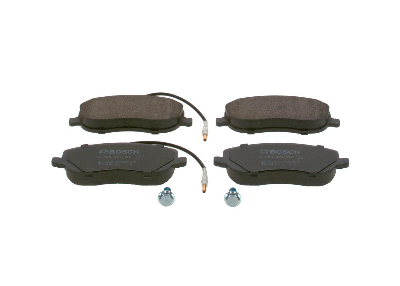 BOSCH Jeu de garnitures de frein, frein à disque 0986424789
