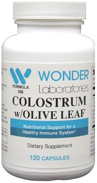 Wonder Laboratories Colostrum w/Olive Leaf - 2081-120 Capsules